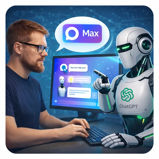 Иллюстрация работы AI-бота