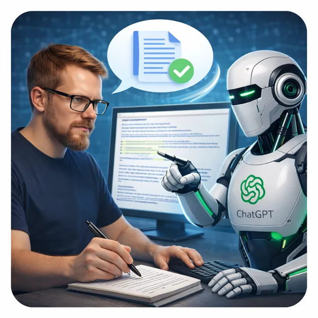 Помогает с текстами